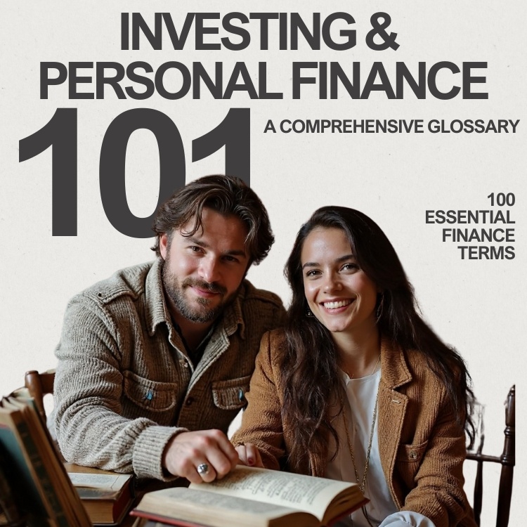 Financial glossary concept illustration